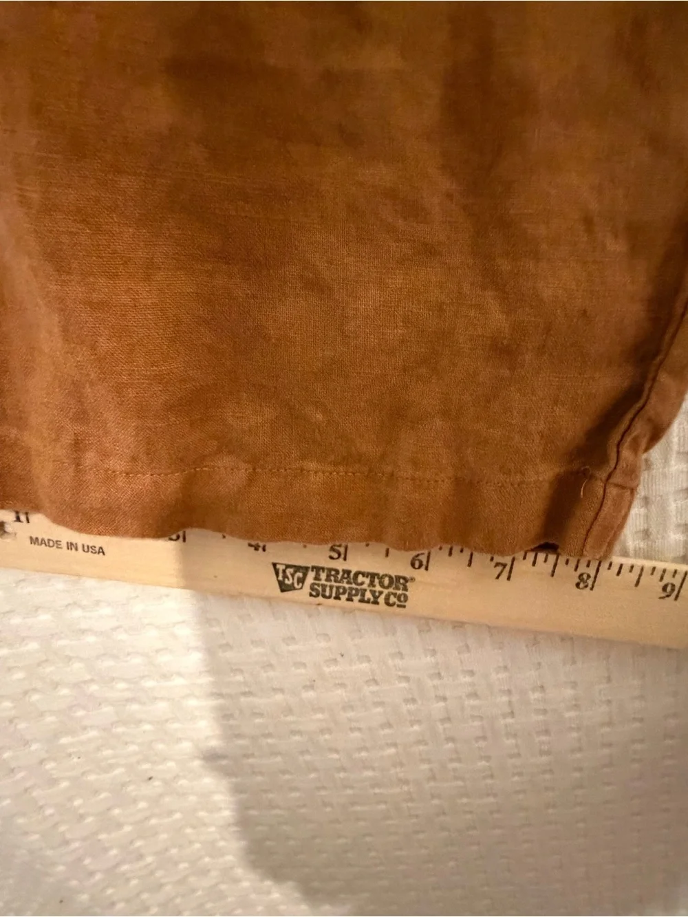 Quince Women 100% Linen 2-pc SET Black Tank Top Size M Tan Brown Pants Size L